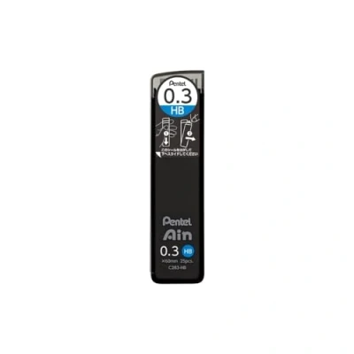 Imagen de Pentel Ain Leads Refill for Mechanical Pencil 0,3 mm HB 25 unidades
