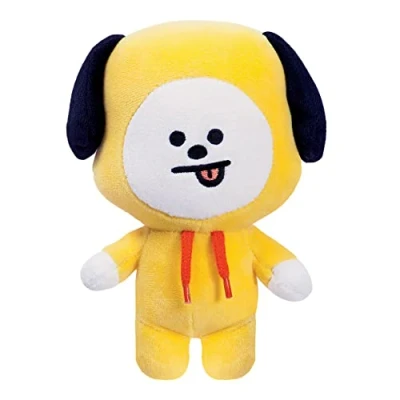 Imagen de AURORA BT21 Peluche CHIMMY, Producto Oficial, pequeño, Color Amarillo, Small (61457)