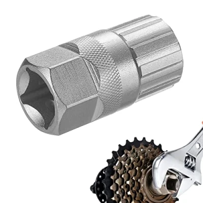 Imagen de FIBOUND Removedor De Rueda Libre Bicicleta, Cassettes Y PiñOnes Herramienta Desmontaje, Bloqueo ReparacióN Bicicleta Compatible con 6, 7, 8, 9, 10, 11 Velocidades