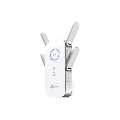 Imagen de TP Link Repetidor amplificador WLAN RE655 AC2600 (doble AC+N, 1733 Mbps 5 GHz + 800 2.4 GHz, puerto LAN Gigabit, control de aplicaciones, cobertura máxima, compatible con todos los dispositivos WLAN)