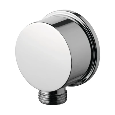 Imagen de Ideal Standard B9448AA, Conexión de Pared para Montaje Cilíndrico con Rosetón Cromado, 8 x 7,6 6,2 cm