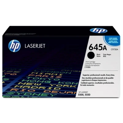 Imagen de Tóner HP 645A LaserJet, Negro, C9730A