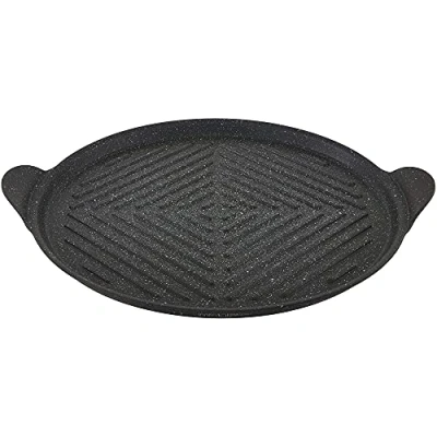 Imagen de Moneta Gusto Griglia Parrilla de aluminio redonda 32cm, Gris