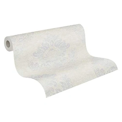 Imagen de Papel pintado Barroco Alena St. Petersburg Metropolitan Stories 2 A.S. Création tejido no 10.05 m x 0.53 Beige Gris Blanco Fabricado en Alemania 379015 37901 5