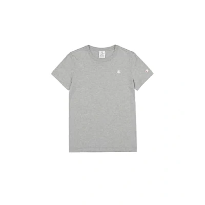 Imagen de Champion Basic Crewneck Camiseta básica, Mujer, Talla: Medium, Grey