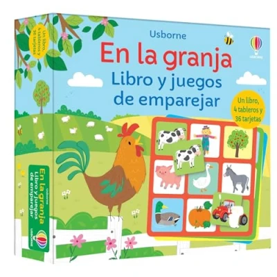 Imagen de USBORNE EN LA Granja (Libro y Juegos de emparejar)
