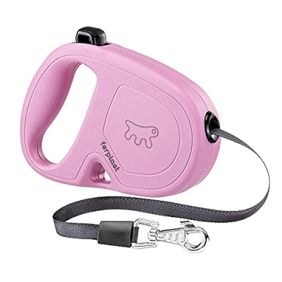 Imagen de Ferplast Correa retráctil para Perros medianos Flippy One Tape S, Extensible 4 m, máx 15 kg, Rosa