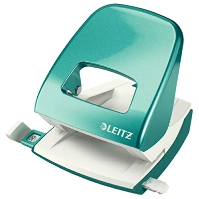 Imagen de Leitz 50081051 WOW Perforadora (metal, 30 hojas de capacidad), color azul verdoso