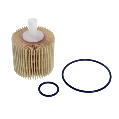 Imagen de FEBI BILSTEIN 184180 Filtro de aceite con junta anular Cartucho filtrante TOYOTA: Auris Hatchback, Yaris II III Hatchback