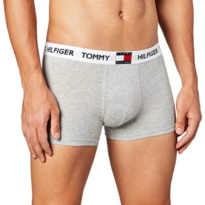 Imagen de Tommy Hilfiger Trunk, Bóxer Hombre, Gris (Light Grey Heather), M