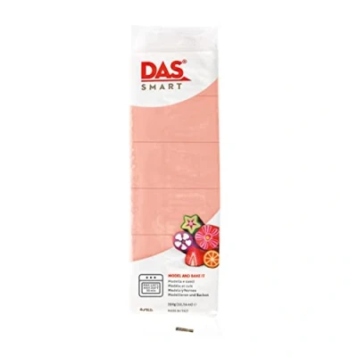 Imagen de DAS Smart, Pasta para modelar que se endurece al horno, 350g, Rosa Claro