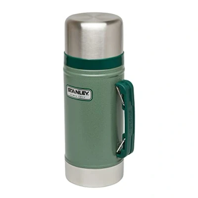 Imagen de Stanley Classic Legendary Fiambrera Termica 0.7L Green Termo Para comida de Acero Inoxidable Sin BPA Caliente Durante 15 Horas Tapa Doble que Sirve Taza Apto Lavavajillas