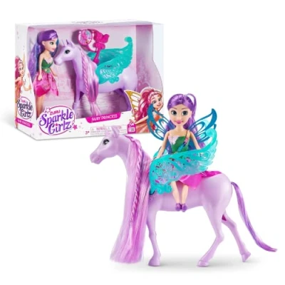 Imagen de Sparkle Girlz Juego de muñeca Princesa Hadas con Unicornio, Moda Coleccionable, Juguete Unicornio