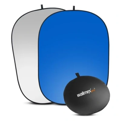 Imagen de Walimex 2in1 Foldable Background Grey/blue, 180x210cm