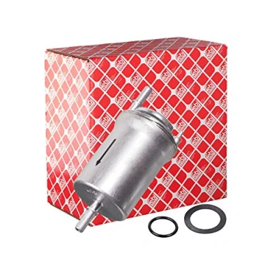 Imagen de FEBI BILSTEIN 101316 Filtro Combustible de tubería sin regulador presión, con junta anular VOLKSWAGEN: Golf 4, 5, Touran I, SEAT: Altea