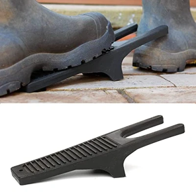 Imagen de CKB LTD Sacabotas Botas de plástico Resistente para Wellington, Extractor y raspador Barro, portátil, a la Intemperie, Negro