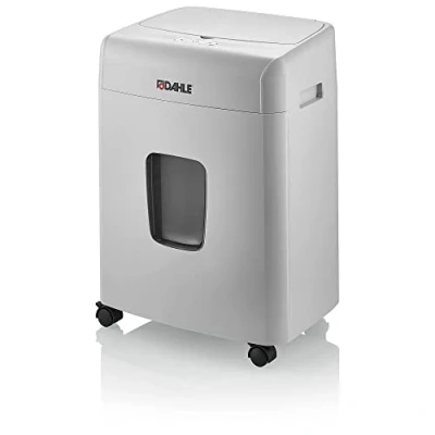 Imagen de Dahle Trituradora de papel ShredMatic 90 Autofeed (90 hojas, P 4, corte partículas, sin aceite ni mantenimiento, alimentación automática papel) gris claro/gris polvoriento