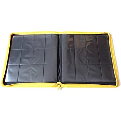 Imagen de docsmagic.de Pro Player 24 Pocket Playset Zip Album Yellow 480 Card Binder MTG PKM YGO Cremallera Amarillo