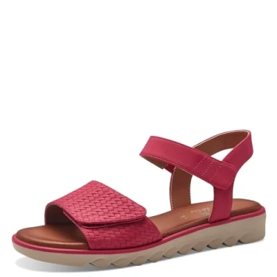Imagen de Jana Softline 8 28265 42 556 Fuxia Flache Sandale Komfortable Mehrweite Alltagsschuh Festlich Elegant, Sandalias Planas Mujer, Fucsia, 37 EU Ancho