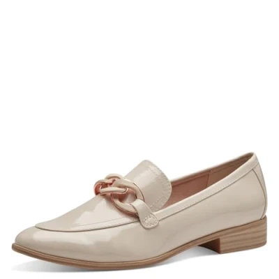 Imagen de MARCO TOZZI 2 24310 42 Feel Me Zapatillas para Mujer, Forro Interior Suave, Vegano, Mocasín, Patente en Polvo, 37 EU