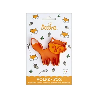 Imagen de Decora 0255051 Cortador EN PLÁSTICO Zorro, Naranja