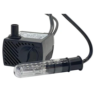 Imagen de Biotop D0451, Bomba Mini de 250 l/h, con Luz y Transformador, Estanques Pequeños, Acuarios Fuentes Interior o Exterior Que queramos iluminar