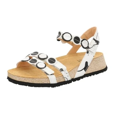 Imagen de Think! Correa Sostenible Koak, Sandalia Mujer, Negro Combi 9010, 36 EU