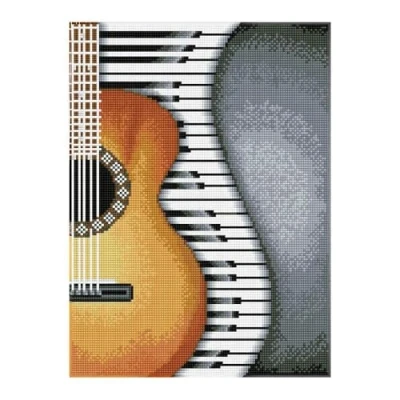 Imagen de DIAMOND DOTZ Squares DQ8 Kit intermedio, Color Jazz clásico, 30 x 41cm (DQ8.004)