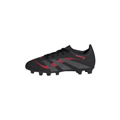 Imagen de adidas Performance Predator CLUB FIRM/MULTIGROUND KIDS Botas de fútbol con tacos para niños, Talla: 38 2/3, Core black grey four lucid red Zapatos