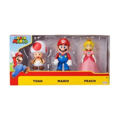 Imagen de SUPER Mario Nintendo 3er Pack &amp; Friends, 10 cm