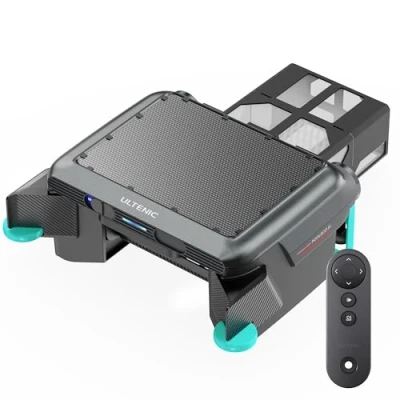 Imagen de Pooleco S1 Robot Limpiafondos de Superficie Piscina con Portacloros, Doble Carga Solar + DC, Limpieza 24/7 sin Interrupciones, Skimmer Automático Elimina Hojas/Insectos para Todo Tipo Piscinas