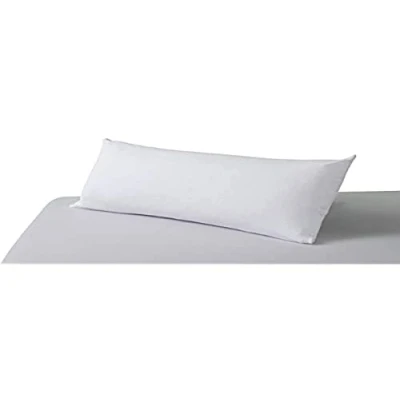 Imagen de SAVEL Funda de Almohada Impermeable con Cremallera 40 x 135 cm Protector Tejido Rizo 100% Algodón Transpirable Barrera PU Resistente al Agua y Antiácaros