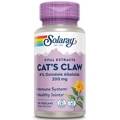 Imagen de Solaray Cat&#039;s Claw 200mg Uña Gato 30 VegCaps