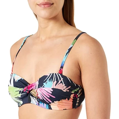 Imagen de FIREFLY Maggy Mm Partes de Arriba Bikini Navy Dark/Flower 36C