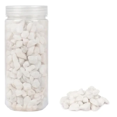 Imagen de HEKU 30336 01: Piedras Decorativas Color Blanco, 750 g, en Bote resellable