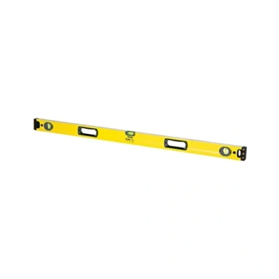 Imagen de STANLEY Nivel FatMax II 90 cm, cuerpo de aluminio reforzado, 3 burbujas visibilidad, precisión +/ 0.5mm/m, bases mecanizadas, extremos caucho, empuñaduras fijas, 1 43 536