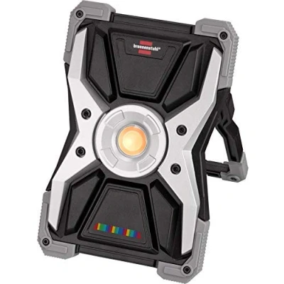 Imagen de Brennenstuhl RUFUS foco LED a batería recargable de 30 W con reproducción colores 15CRI 96 (2700 lm, luz trabajo profesional, lámpara portátil, color regulable, carcasa resistente, IP65)