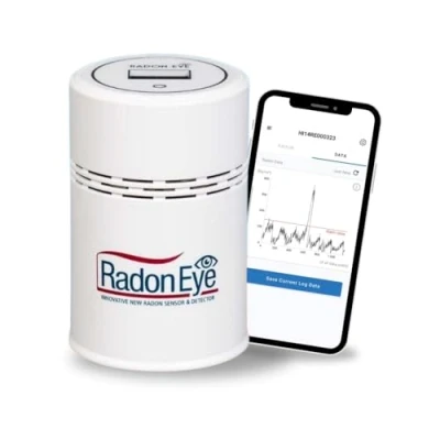 Imagen de RadonTec RadonEye Set + Instrucciones aplicación para móvil Certificado Medidor de radón Radon Eye RD200 El Aparato Profesional su hogar