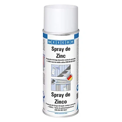 Imagen de WEICON Spray Zinc 400 ml Protección catódica anticorrosiva de larga duración