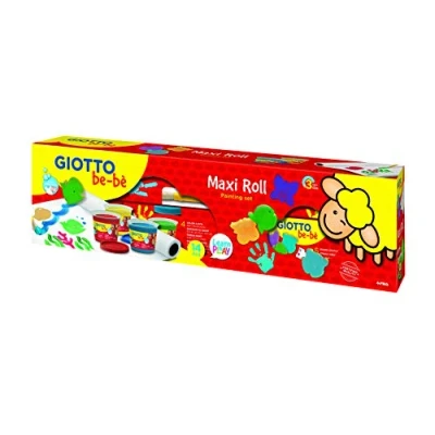 Imagen de Giotto Be Bè F471800 Set Creativo para los más Pequeños, Color Rojo, Azul Cyan, Verde y Amarillo (FILA 471800), 8 x 52.5 14 cm