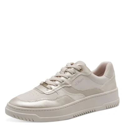 Imagen de s.Oliver Damen Sneaker Low 5 23632 42, Zapatillas Mujer, Color Beige, 39 EU