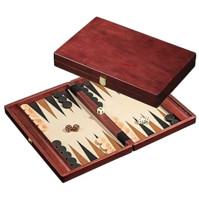 Imagen de Philos 1116 Juego de Backgammon (tamaño Mediano, con Estuche) (versión en alemán)