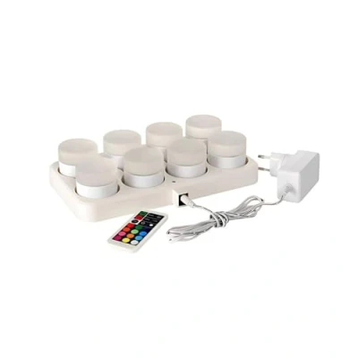 Imagen de Duni Juego de velas LED Mini con carga 8 unidades euroshoppingonline
