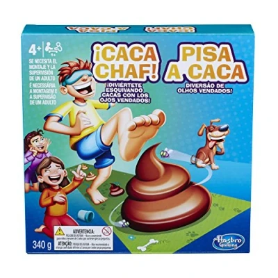 Imagen de Hasbro ¡CACA CHAF! VERSIÓN ES/PT Juego de mesa para niños, Talla: One Size, Green