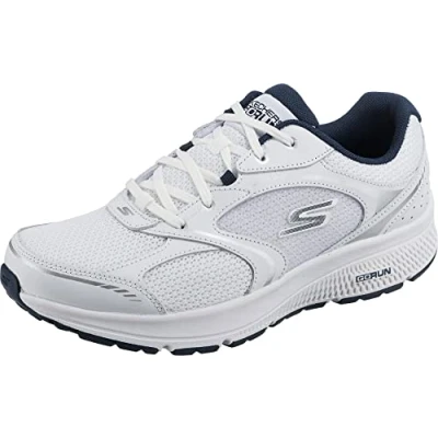 Imagen de Skechers 220371 WNV, Zapatillas Hombre, White And Navy Leather Textile, 42 EU
