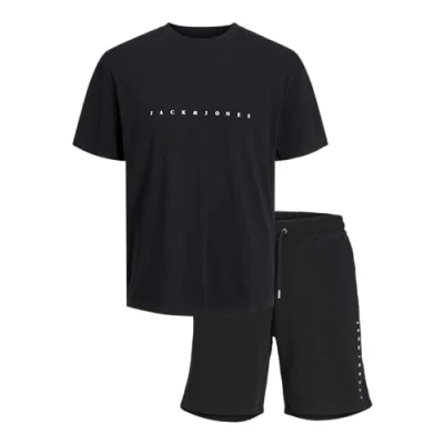 Imagen de JACK &amp; JONES Jjestar JJ tee SS Set Pack MP, Negro, M Hombres