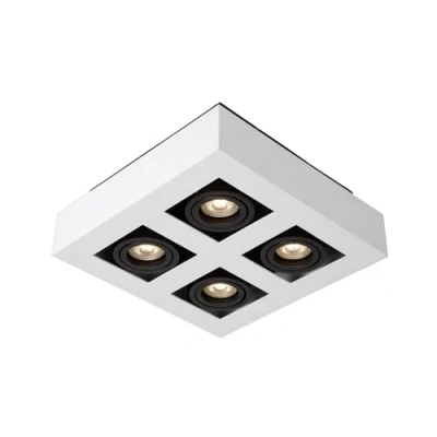 Imagen de Lucide XIRAX Foco de techo LED Dim to warm GU10 4x5W 2200K/3000K Blanco