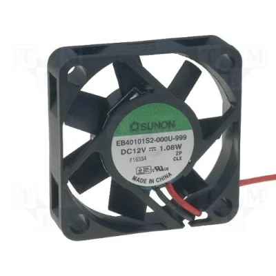 Imagen de Sunon EE40101S2 999 Ventilador (40 x 40 10 mm, 12 V, 6100 rpm, 23 dBA, 2 hilos)