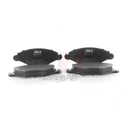 Imagen de GH 413739 Juego de pastillas freno no preparado para indicador desgaste con tornillos pinza accesorios PEUGEOT: 206 Hatchback