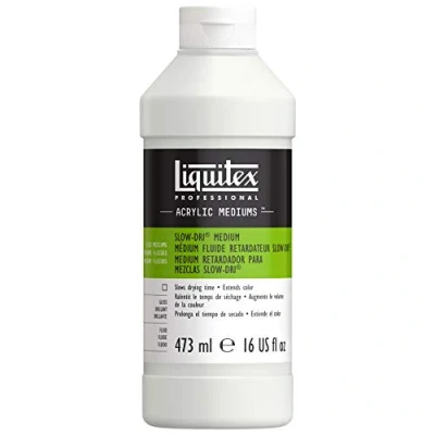 Imagen de Liquitex Médium Fluido Para Mezclas Slow Dri Profesional, 473 ml